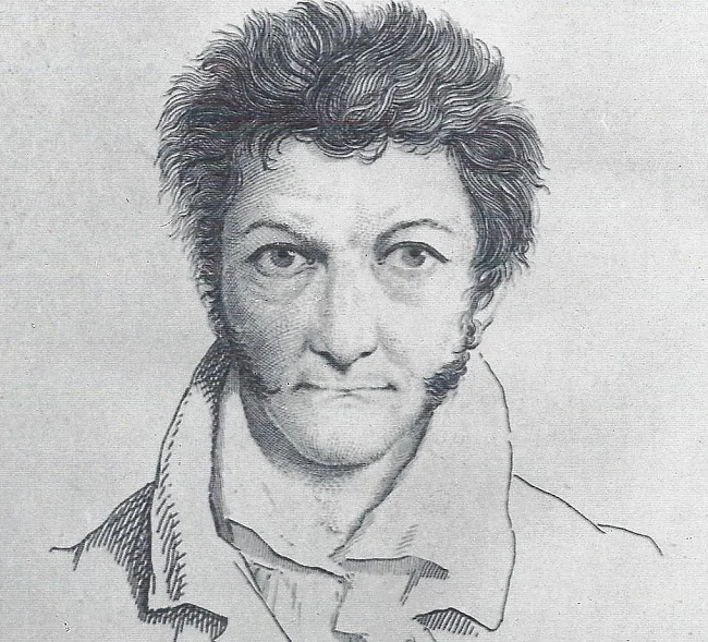 ETA Hoffmann, Stich nach dem Selbstporträt, um 1800