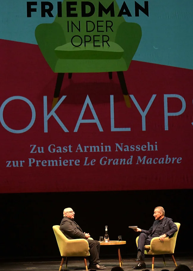 Friedman und Nassehi | © Oper Frankfurt